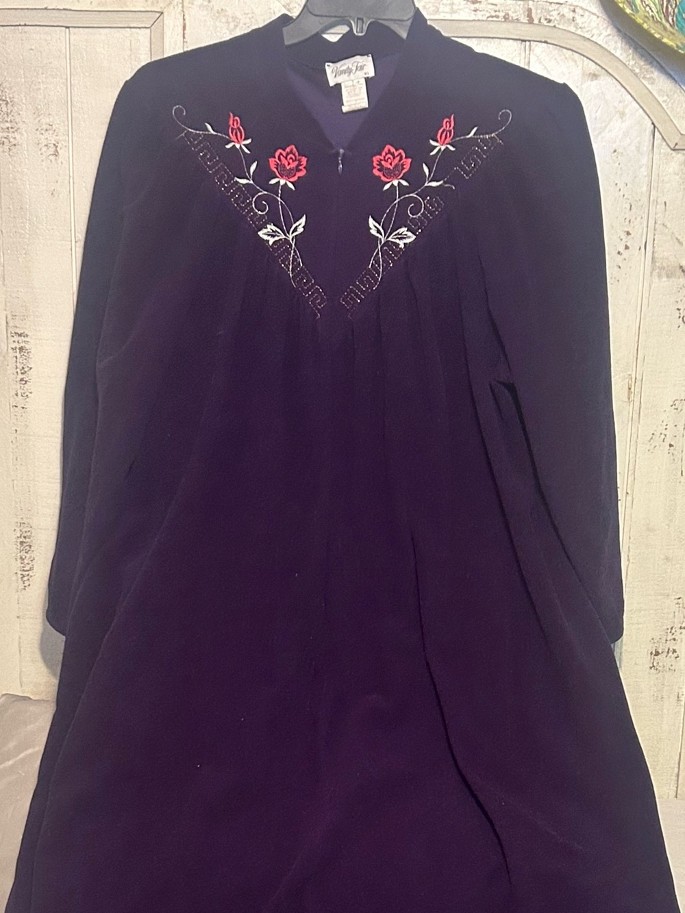 Vanity Fair Velour Housecoat